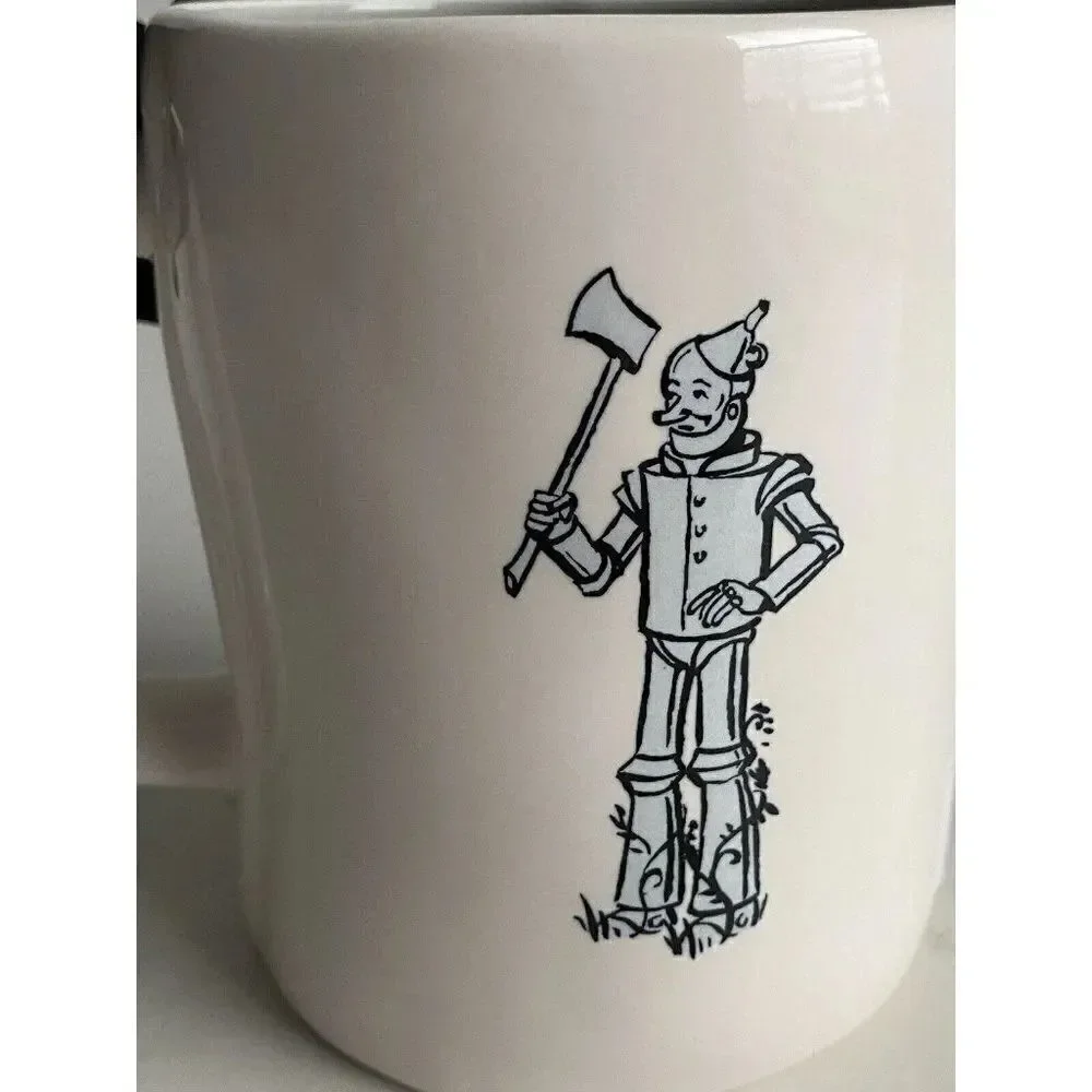 Rae Dunn Wizard Of Oz Mug Tin Man Big‎ Hearted Double Sided NEW